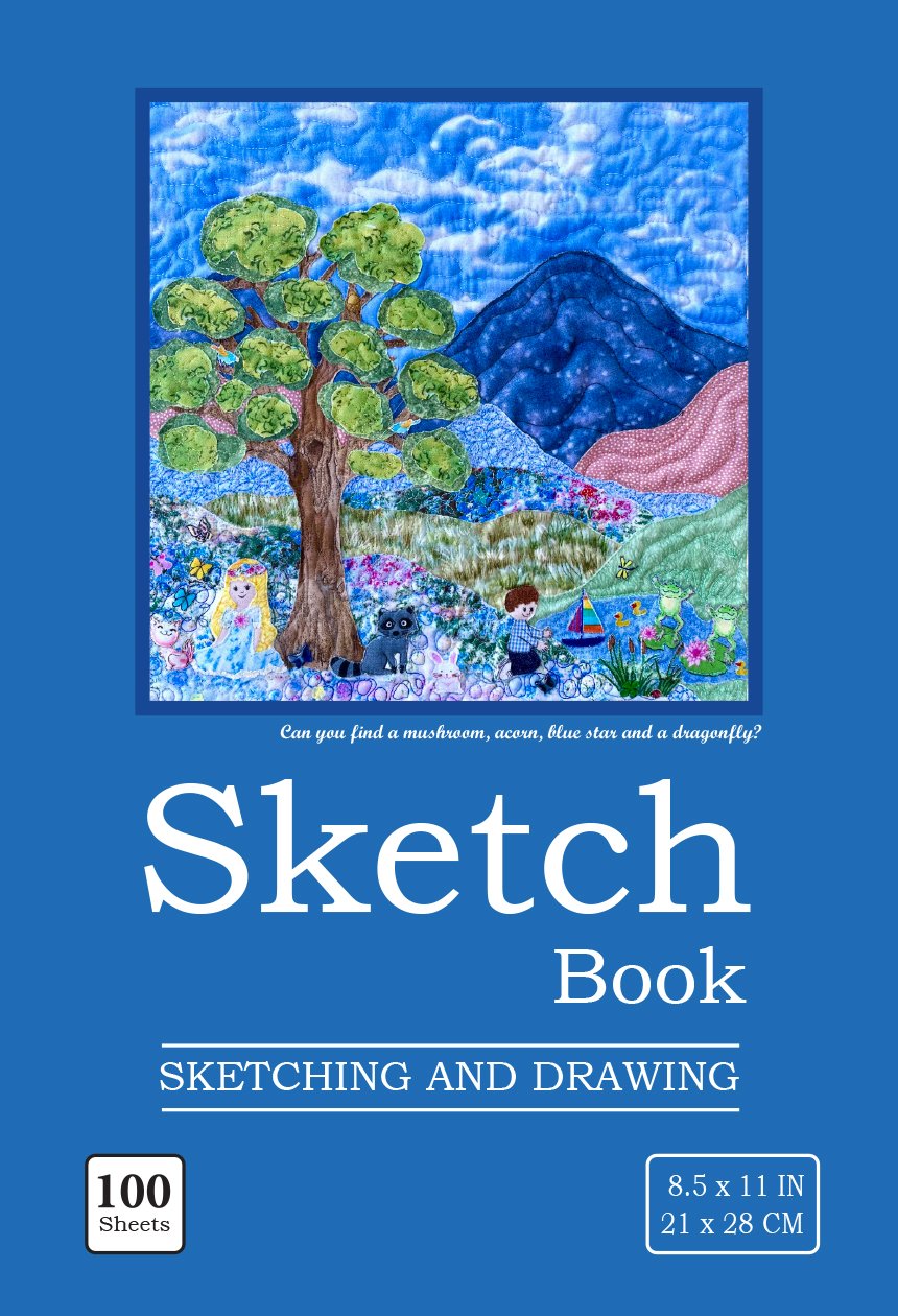 sketch book blue